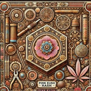 Pink Kush Hash Cannabis Strain Artwork