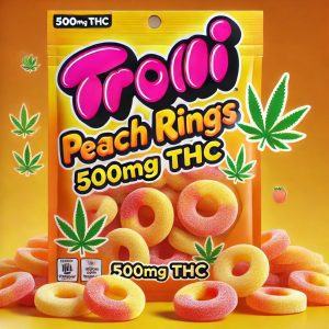 Trolli Peach Rings 500mg THC Product Image