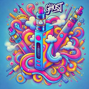 ghost vapes fun colorful enticing artwork