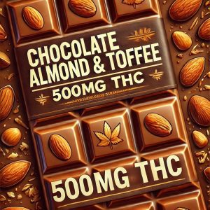 Chocolate Almond Toffee 500mg THC