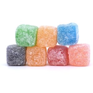 Dank Sour Fruit Cubes 500mg THC