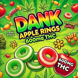 Dank Apple Rings 600mg THC