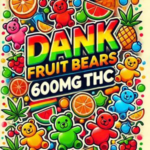 Dank Fruit Bears 600mg THC