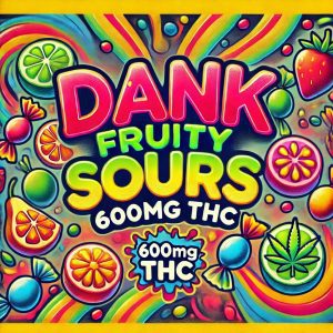 Dank Fruity Sours 600mg THC