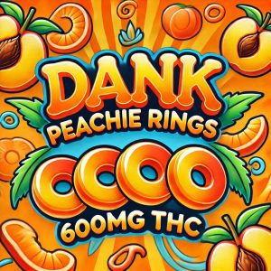 Dank Peachie Rings 600mg THC