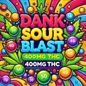 Dank Sour Blast 400mg THC