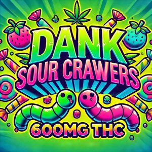 Dank Sour Crawlers 600mg THC Remake