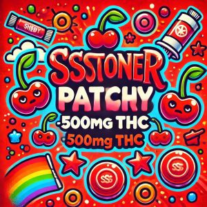 SSStoner Patch Cherry 500mg THC